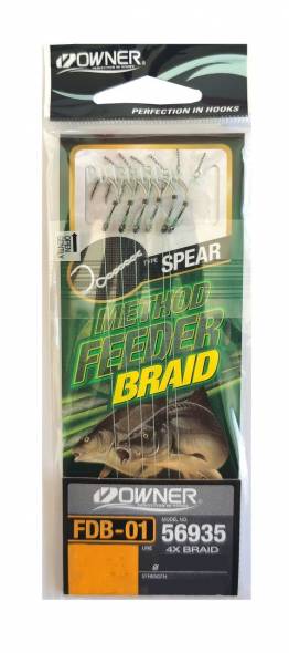 Owner Method Feeder Hooks Braid FDB-01