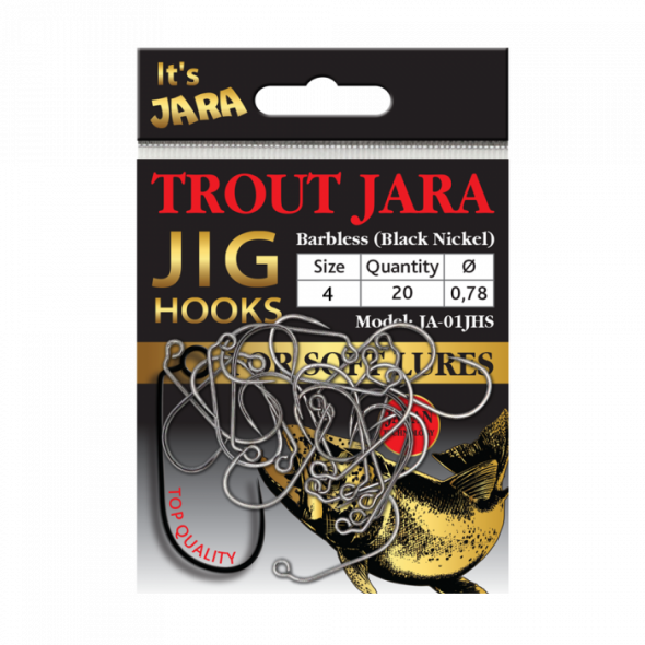 TROUT JARA JIG HOOKS JA-01JHS #4