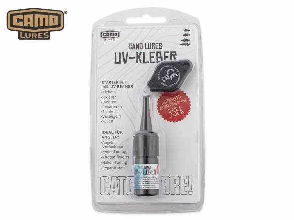 CAMO LURES UV-KLEBER MIT UV-BEAMER